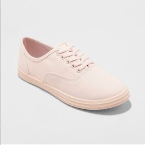 Pink Canvas Shoes